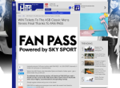 Win Tickets To The ASB Classic Mens Tennis Final Thanks To FAN PASS
