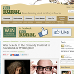 Win tickets to the Comedy Festival in Auckland or Wellington!