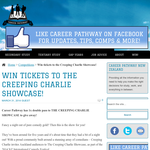 Win tickets to the Creeping Charlie Showcase!