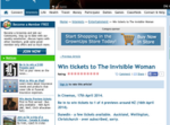 Win Tickets To The Invisible Woman
