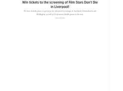 Win tickets to the screening of Film Stars Don’t Die in Liverpool