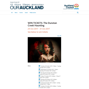 Win Tickets to the The Dunstan Creek Haunting