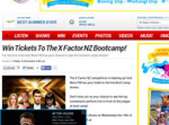 Win Tickets to The X Factor NZ Bootcamp!