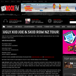 Win tickets to Ugly Kid Joe & Skid Row NZ Tour