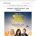 Win Tickets to Whiskey Tango Foxtrot