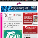 Win Tickets to WOMAD The World's Festival in New Plymouth