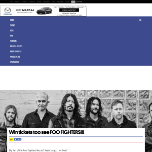 Win tickets too see FOO FIGHTERS!