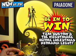Win a Tim Burton's the Nightmare Before Christmas Paladone Diorama Light