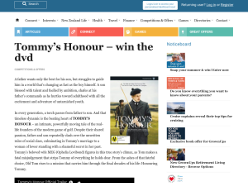 Win Tommy’s Honour dvd