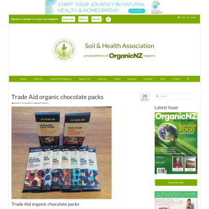 Win Trade Aid Organic Chocolate Packs
