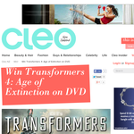 Win Transformers 4: Age of Extinction on DVD