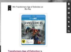 Win Transformers Age of Extinction on Blu-Ray