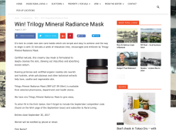 Win! Trilogy Mineral Radiance Mask