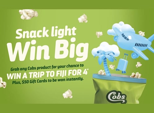 Win a Trip for 4 to Fiji & Win $50 Gift Cards Instantly - Cobs