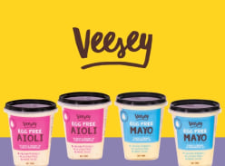 Win two bottles of Vegan Aioli and two bottles of Vegan Mayo from Veesey