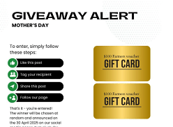 Win Two $100 Farmers Vouchers