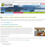 Win two nights accommodation at Russell Orongo Bay Holiday Park 