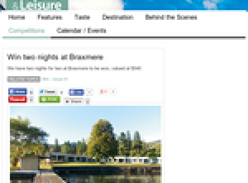 Win two nights at Braxmere