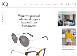 Win two pairs of Balmain designer frames from Specsavers
