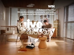 Win Two Roborock Flexi Pro Wet & Dry Floor Vacuums