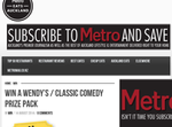 Win two Wendy's Portabella Brioche combos and a double pass to The Classic Comedy & Bar