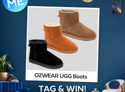 Win UGG Sheepkskin Mini Classic Suede Boots