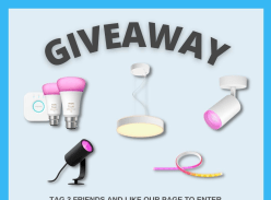 Win up to $300 of Philips Hue Smart Lighting