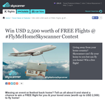 Win USD 2,500 worth of Free Flights 