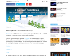 Win Various Gaming Prizes