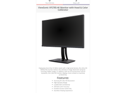 Win ViewSonic VP2785-4K Monitor with Hood & Color Calibrator