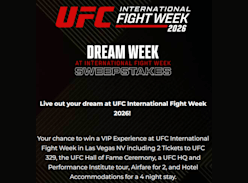 Win a VIP Experience at UFC International Fight Week in Las Vegas - UFC