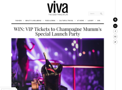 Win VIP Tickets to Champagne Mumm's Special Launch Party