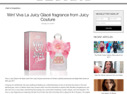 Win! Viva La Juicy Glace fragrance from Juicy Couture