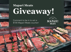 Win a $100 Voucher from Mapari Meats