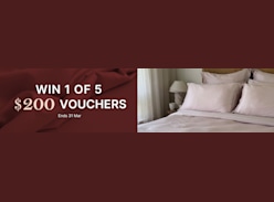 Win 1 of 5 $200 Vouchers - Canningvale