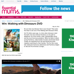 Win Walking with Dinosaurs DVD