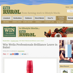 Win Wella Professionals Brilliance Leave in Balm!