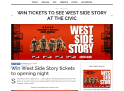 Win West Side Story tickets to opening night