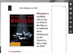 Win Whiplash on DVD