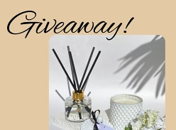 Win White Palm Candles and Reed Diffusers