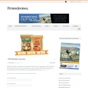 Win Whittakers Chocolate