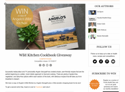 Win Wild Kitchen Cookbook