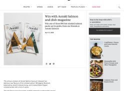 Win with Aoraki Salmon and Dish magazine