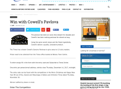 Win with Cowell’s Pavlova