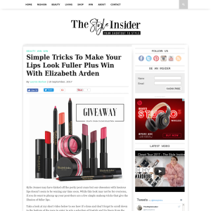 Win with Elizabth Arden