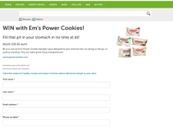 Win with Em's Power Cookies!