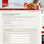 Win with Gregg's this Christmas