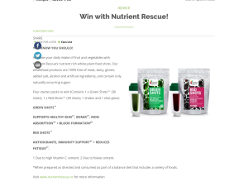 Win with Nutrient Rescue
