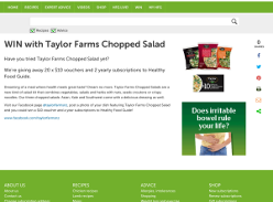 WIN with Taylor Farms Chopped Salad