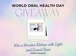 Win a Wooden Kitchen with Light and Sound Stove